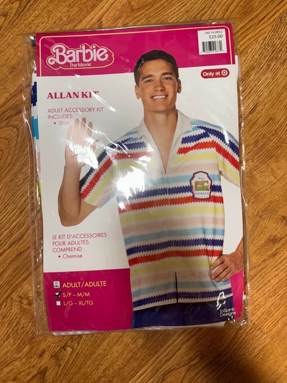 Men’s Barbie the Movie Allan Costume - Small/Medium